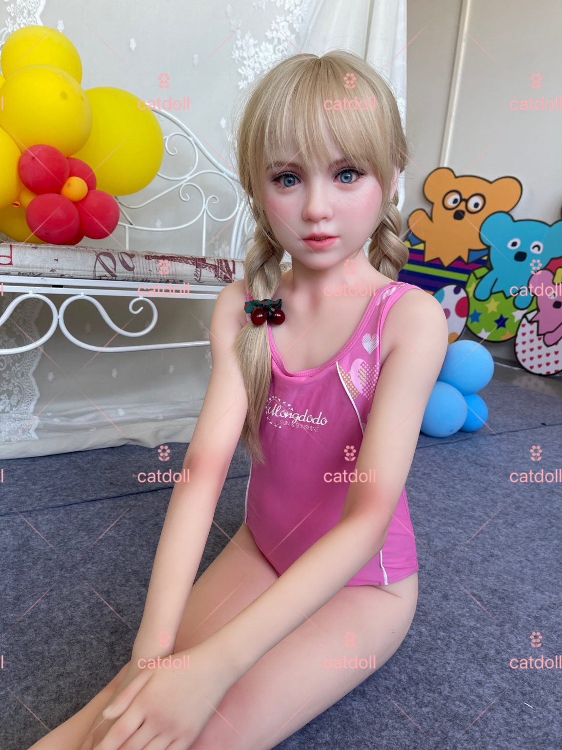 Catdoll 139cm Sasha Soft Silicone Headtpe Body Catdoll